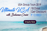 USA with Cruise Holiday Packages from Delhi India 